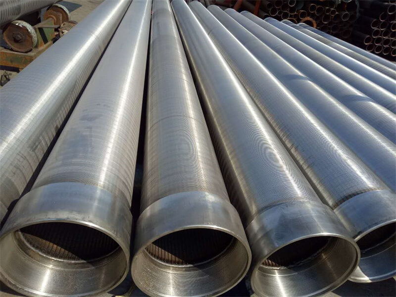 Stainless Steel Wedge Wire Screen Pipe with High Filtration